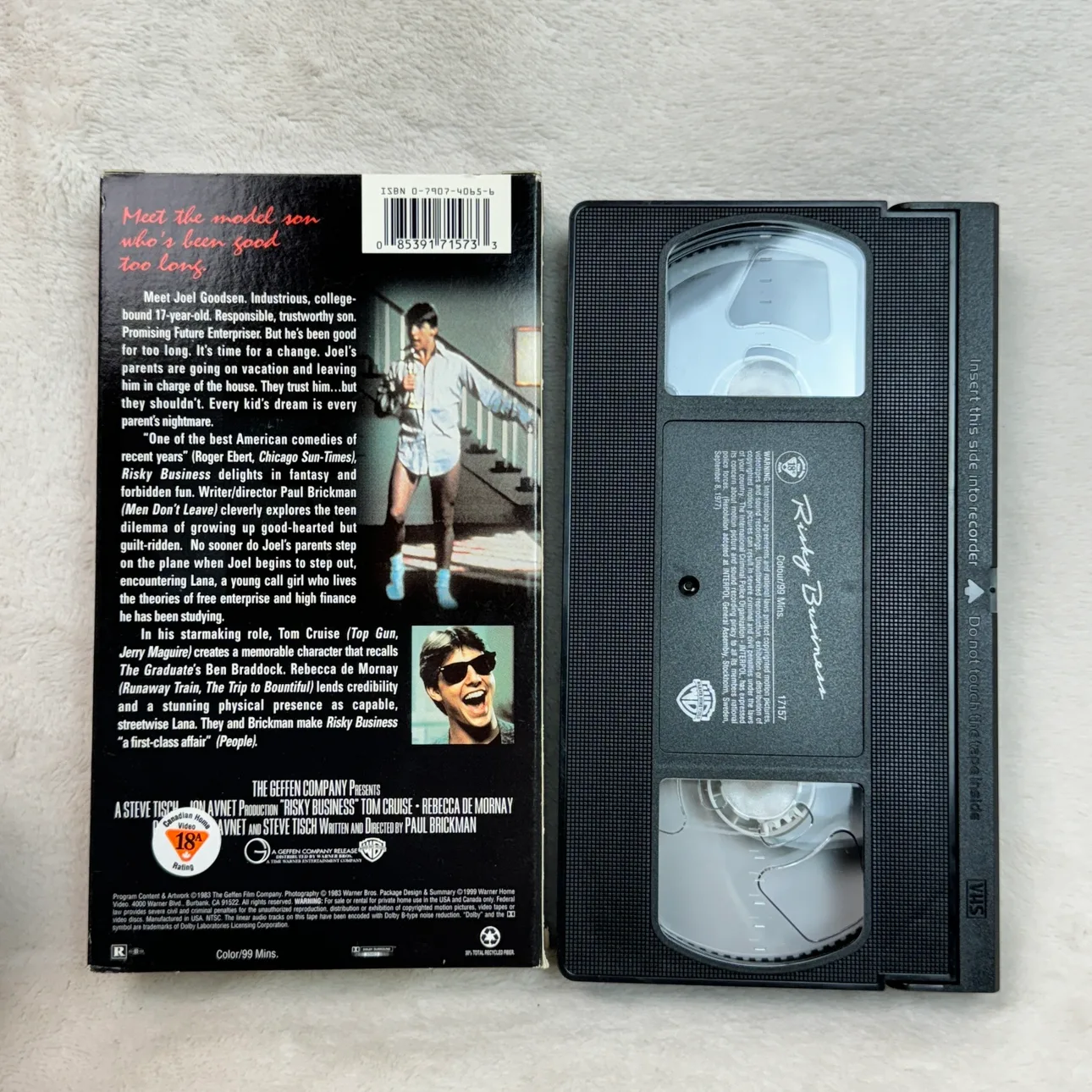 Risky Business VHS Tom Cruise image indicator(2)