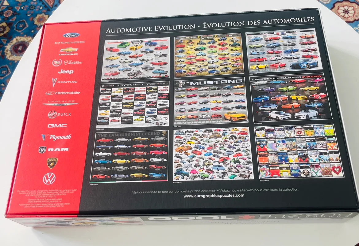 Eurographics 1000 Piece Muscle Car Puzzle image indicator(2)