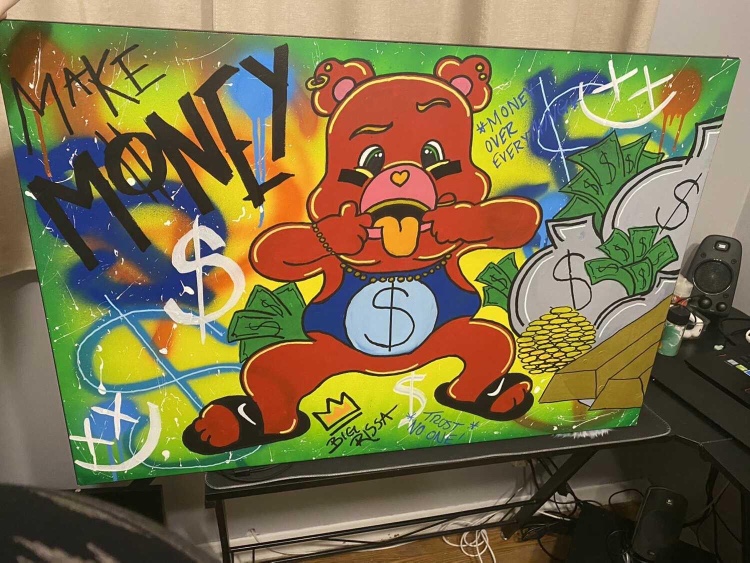 Original Graffiti Art Painting
