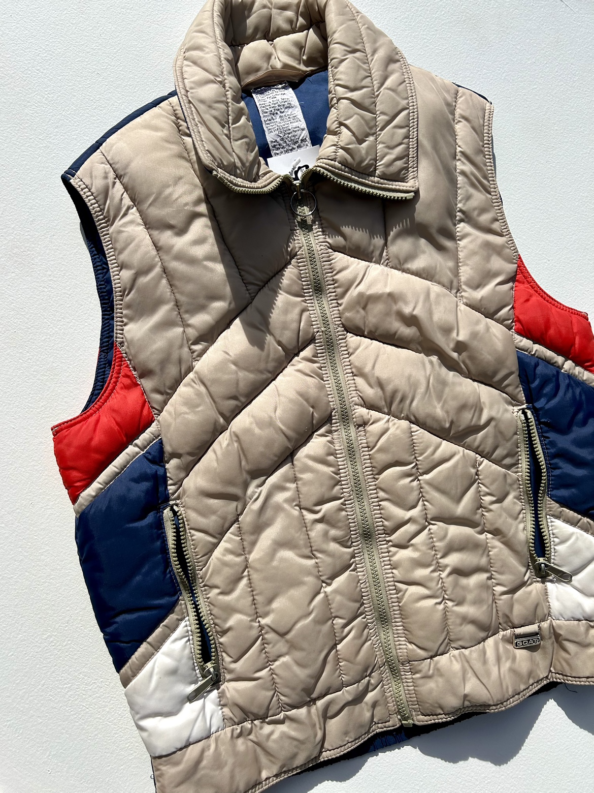 Vintage 70s puffer vest