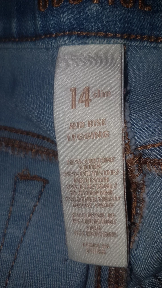 Girls' Size 14 Slim Jeans - photo 2
