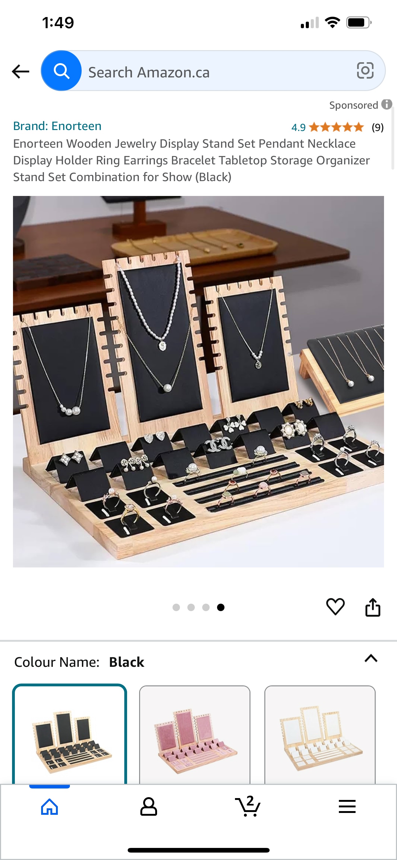Wooden Jewellery Display Stand - photo 4