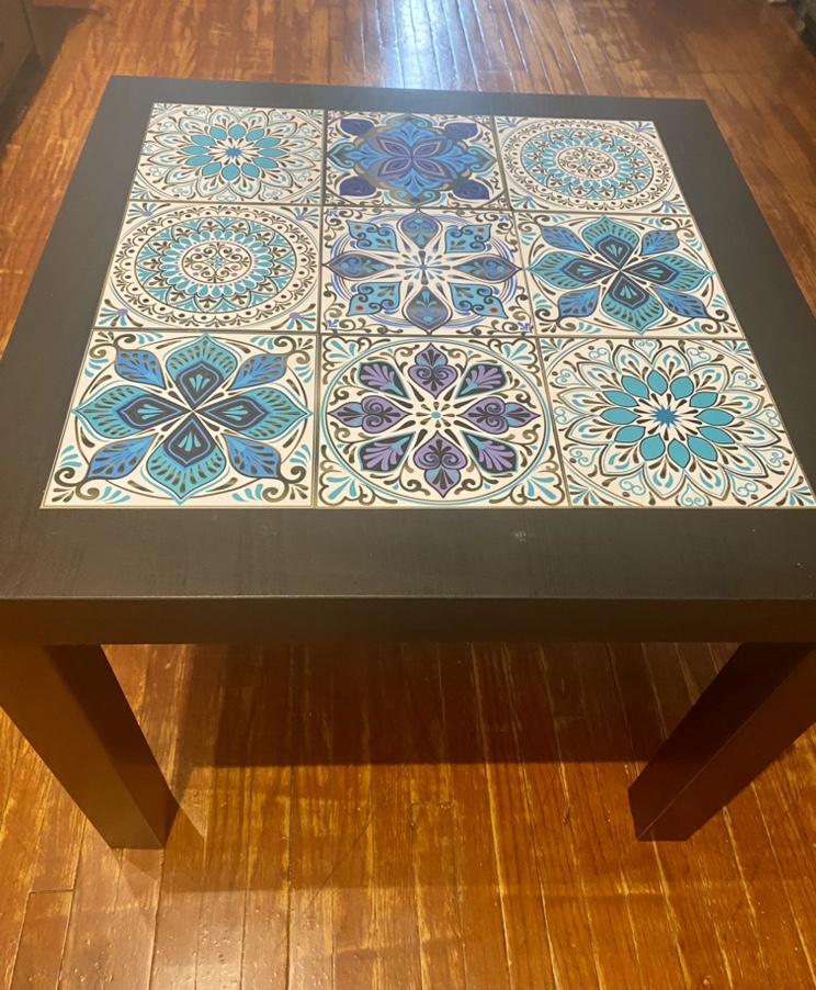 IKEA LACK Side Table with Tile Top sticker
