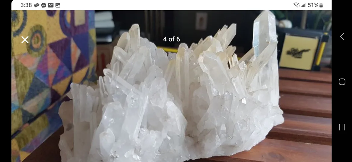 Large Himalayan Clear Quartz Cluster image indicator(4)