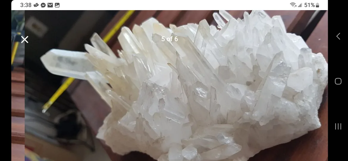 Large Himalayan Clear Quartz Cluster image indicator(5)