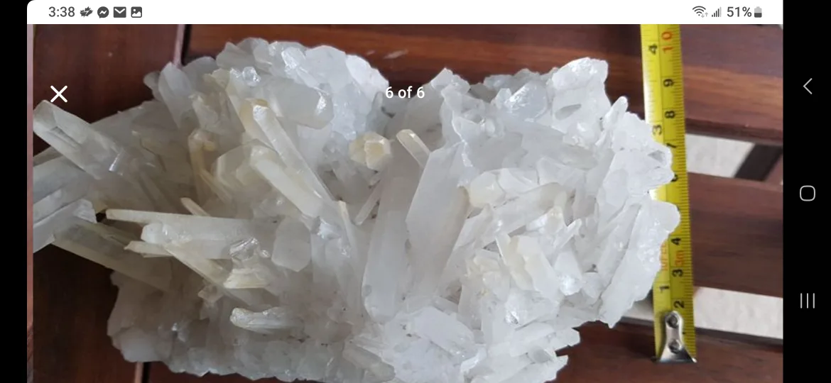 Large Himalayan Clear Quartz Cluster image indicator(6)