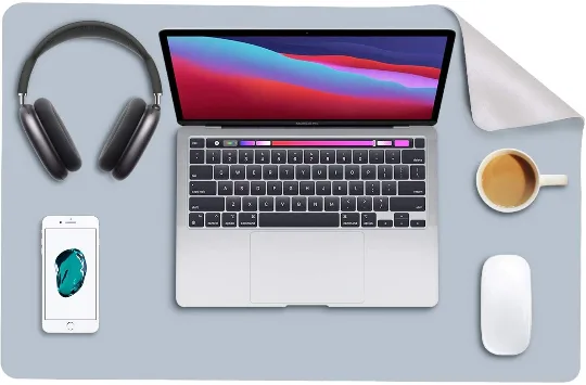 Large Desk Mat (Light Blue, 40 x 80 cm) thumbnail