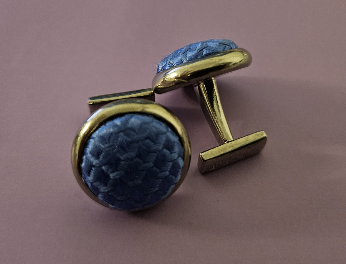 Thomas Pink Silk Cufflinks - photo 5