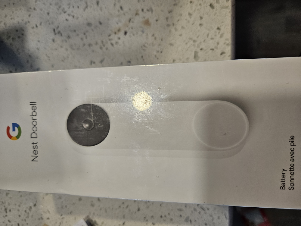 Google Nest Doorbell (Battery) - Snow - photo 2