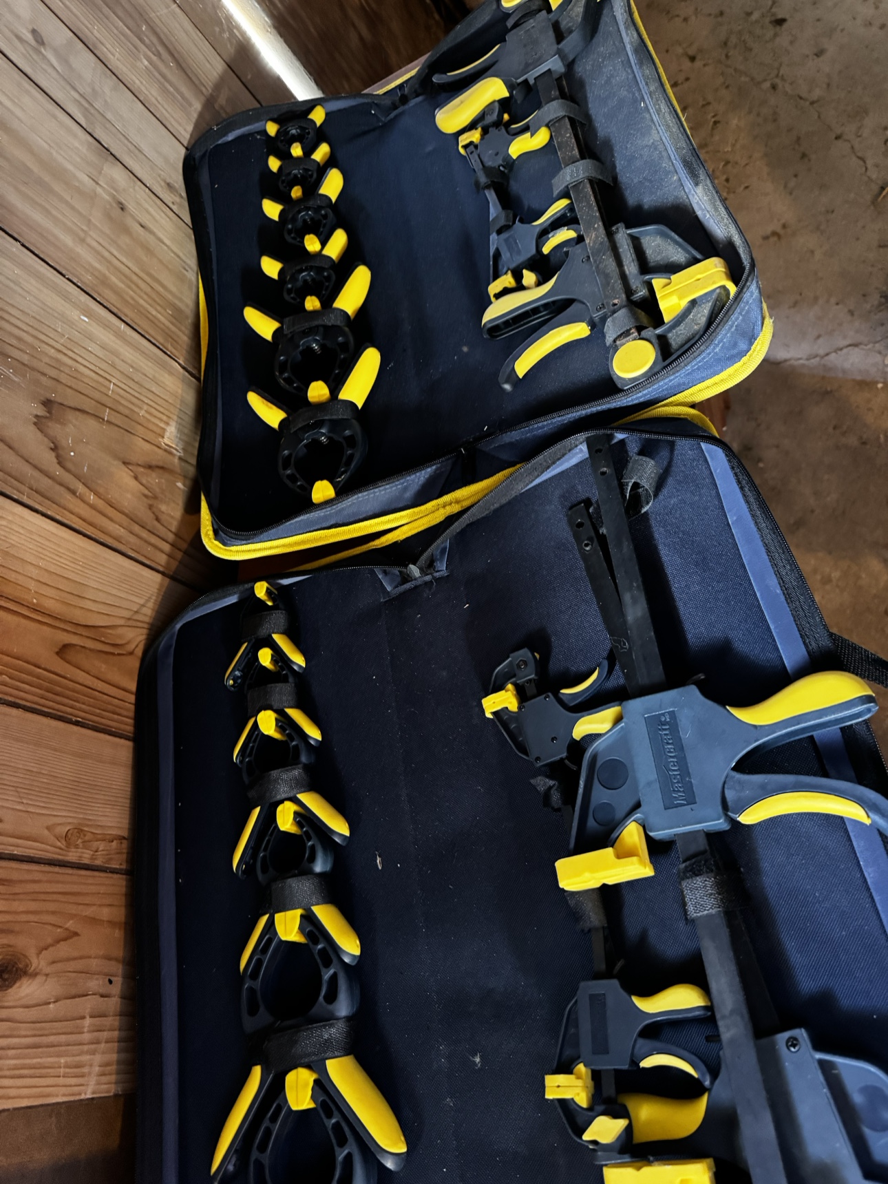 Mastercraft Clamps and Corner Clamps in Carrying Case