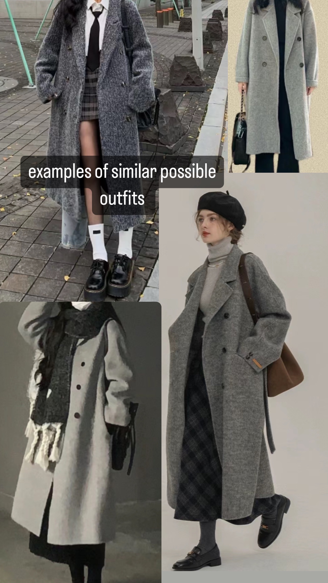 Grey Thick Long Coat - photo 3