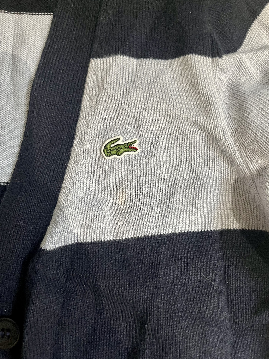MOVING SALE Lacoste Long Striped Cardigan - photo 2