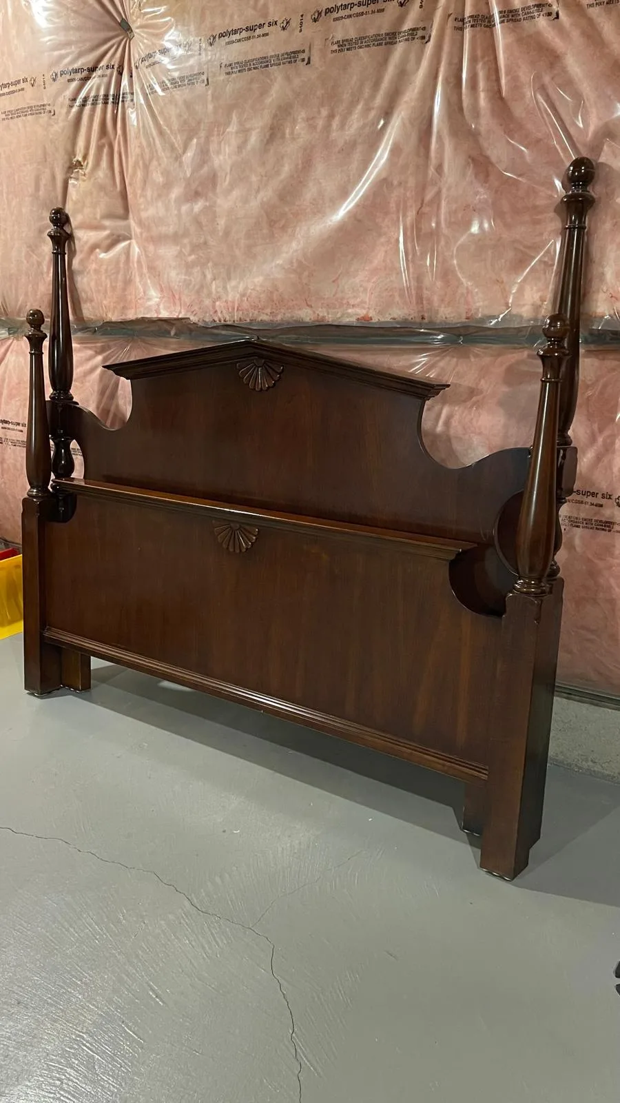 Queen Bed Headboard converts to a double as well image indicator(2)