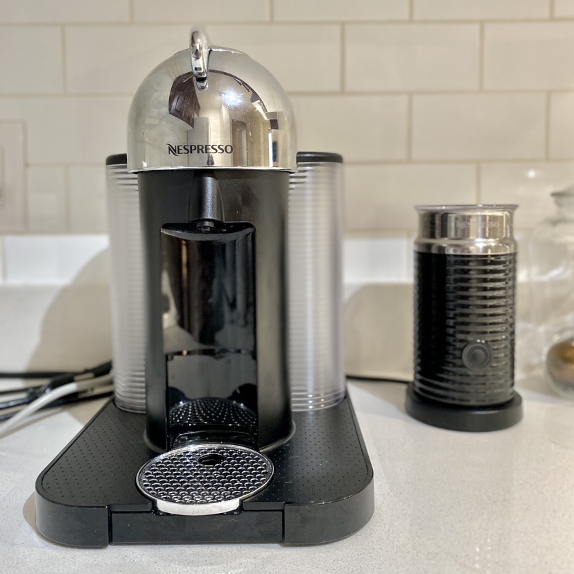 Nespresso Vertuo Head w/ Aeroccino Milk Frother & Free Pods - photo 3