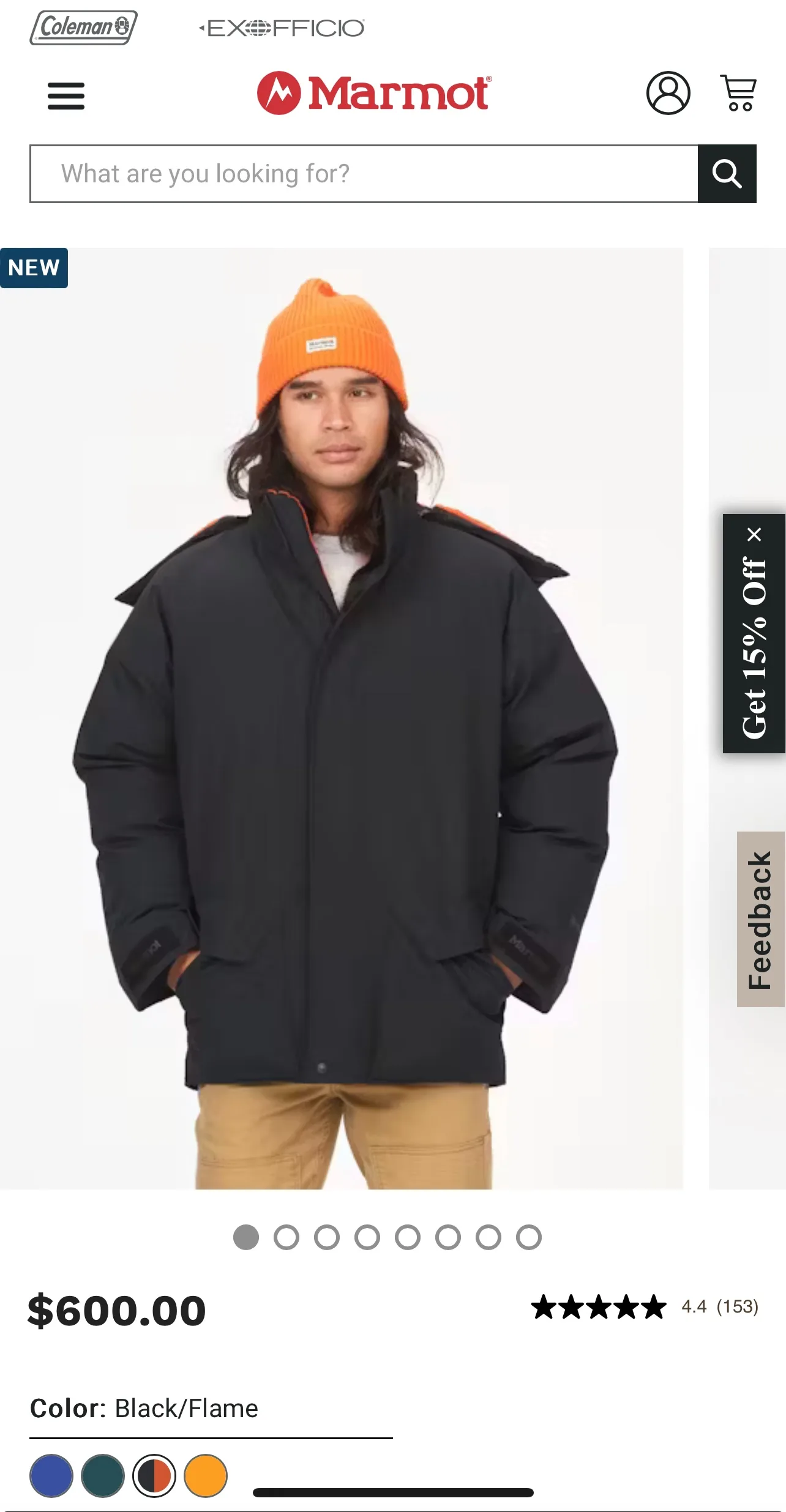 Marmot goretex Down Jacket L image indicator(3)