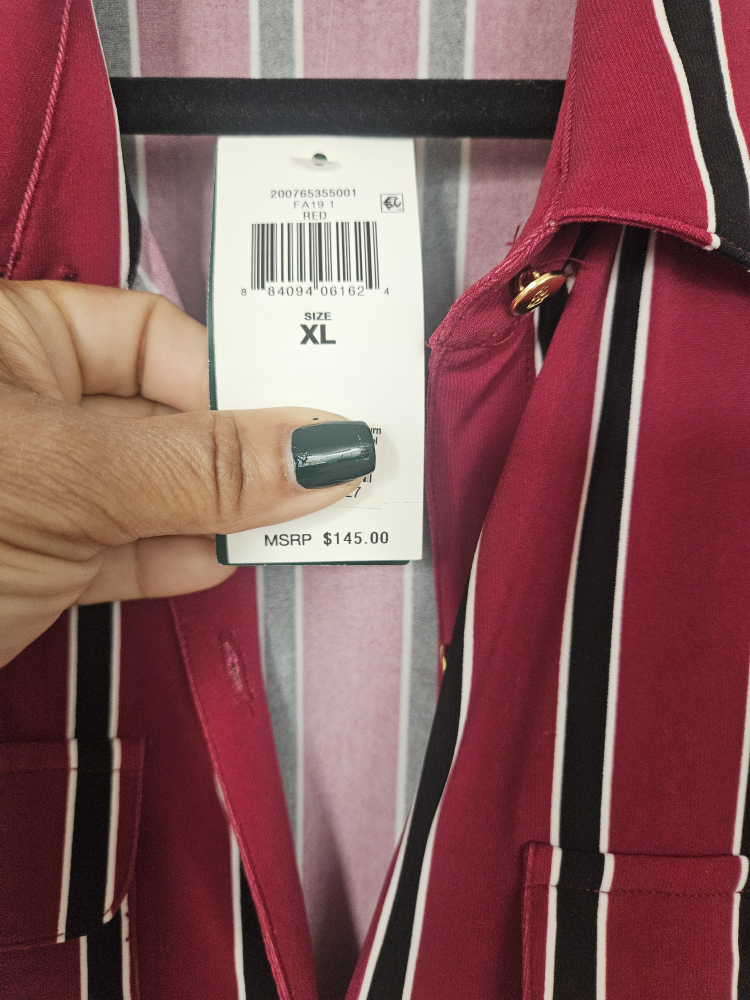 Ralph Linen Striped Dress with sash - photo 2