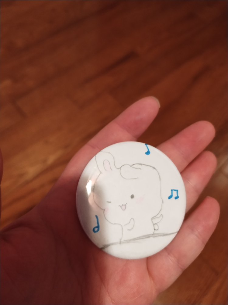 Clearance ❗Cute Rabbit Button Pin