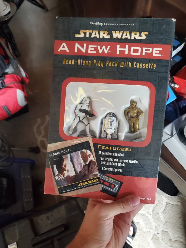 Star Wars A New Hope Read-Along  Cassette thumbnail