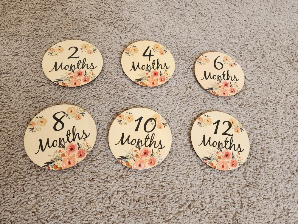 Baby Milestone Photo Props thumbnail