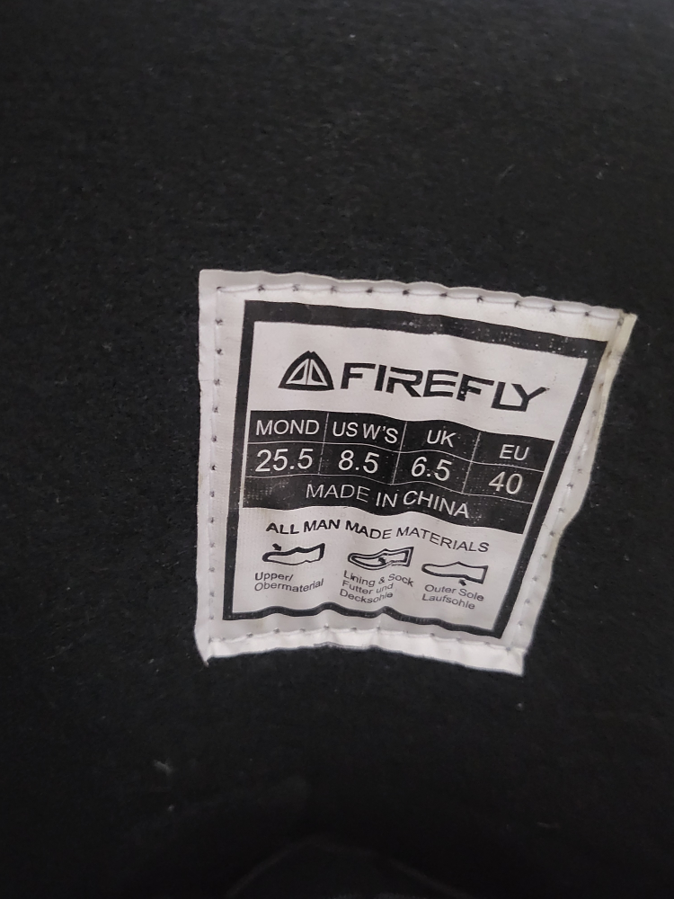 Firefly Women's Snowboard Boots Size 8.5