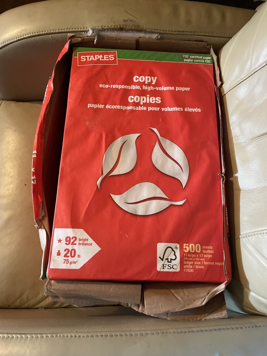 Staples Copy Paper