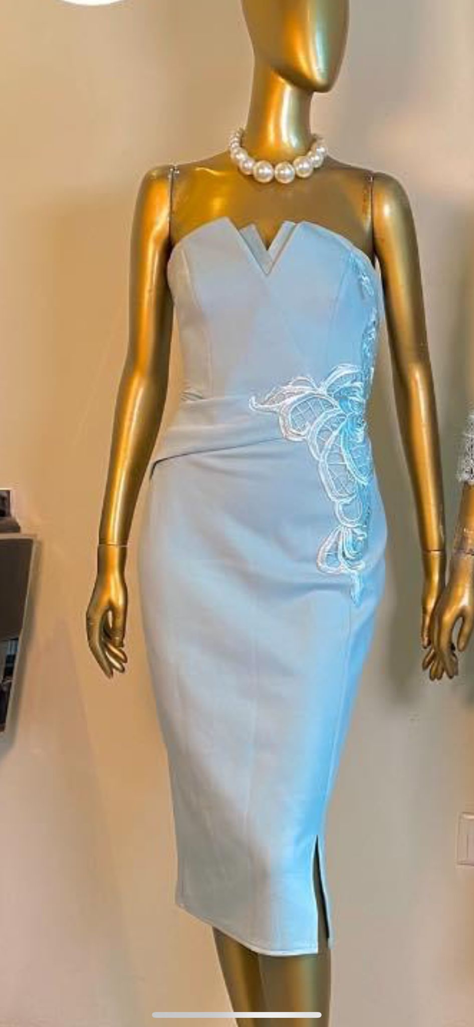 Light Blue Bridesmaid Dress
