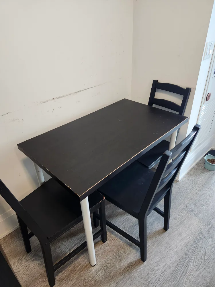 IKEA STEFAN Dining set (2 chairs +1table) thumbnail