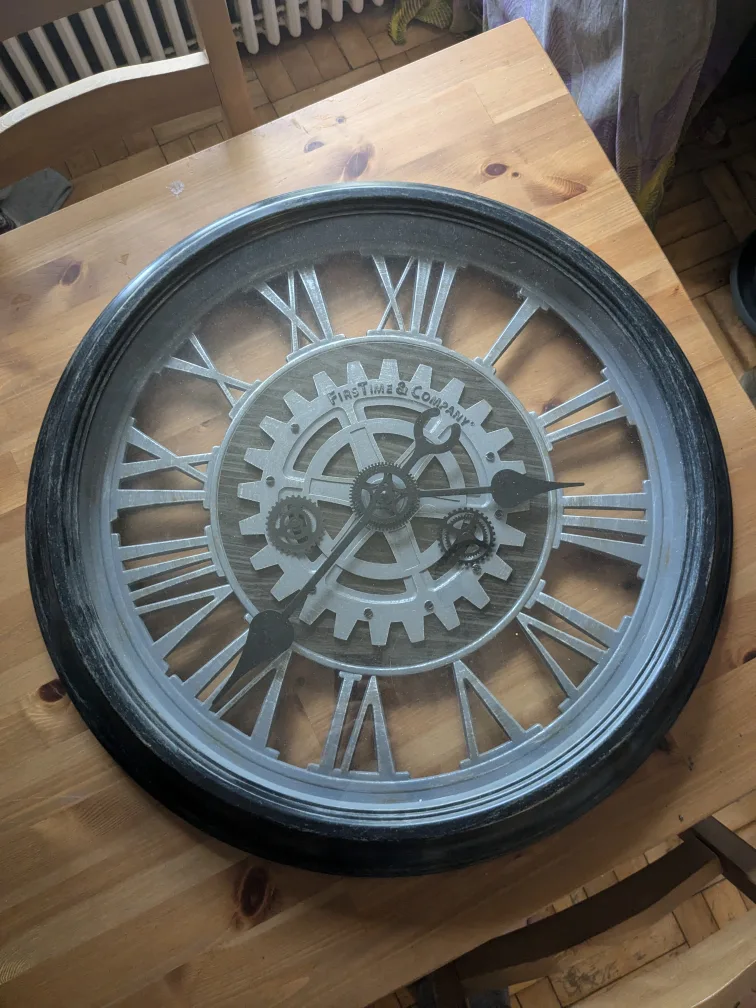 First Time & Company Gear Clock thumbnail