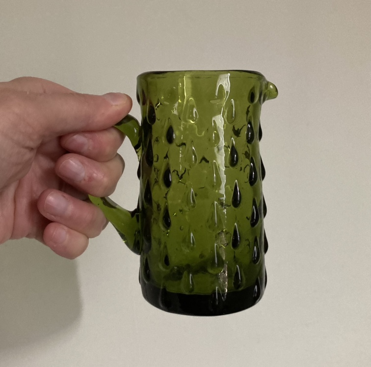 Vintage Small Art Glass Pitcher - photo 2