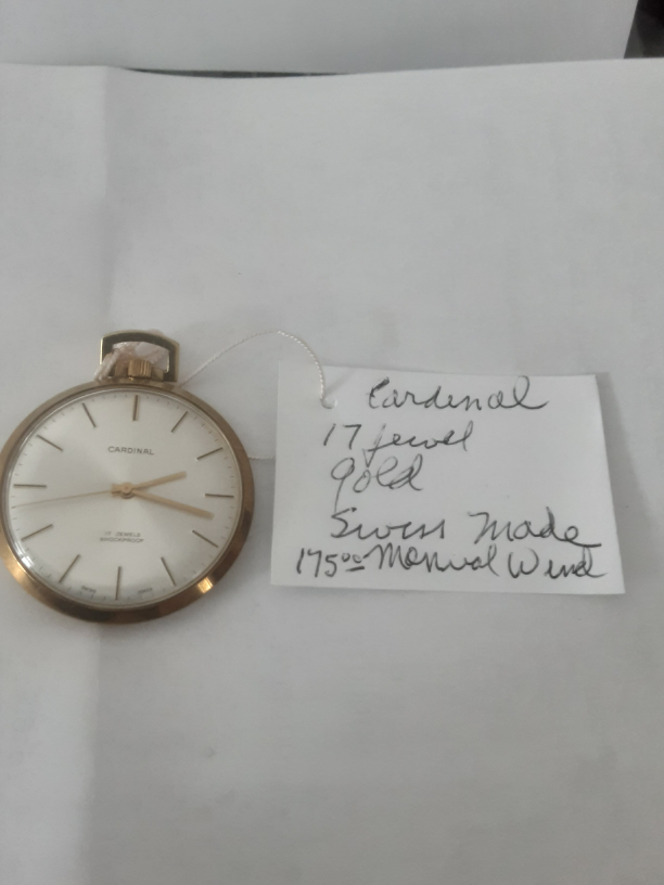 Vintage Cardinal Pocket Watch