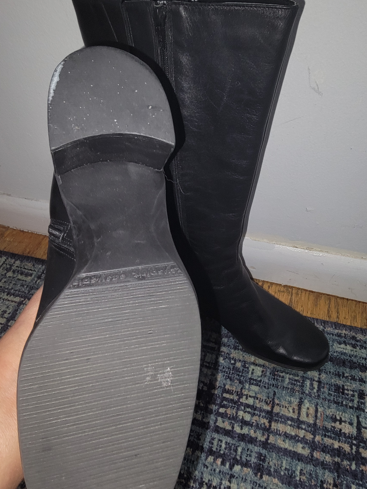 Easy spirit Black Leather Knee High Boots - photo 2