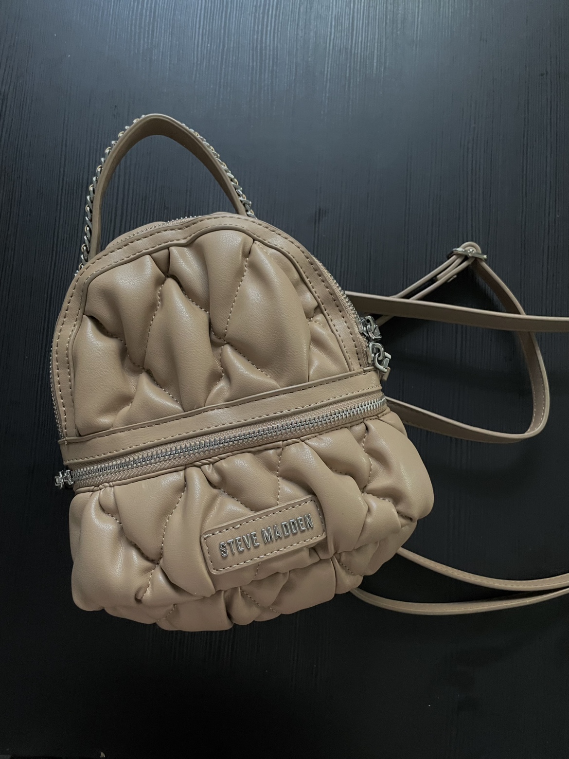 Steve Madden Quilted Backpack