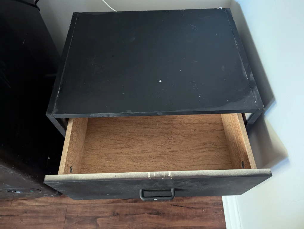 Small black 2 Drawer Unit image indicator(2)