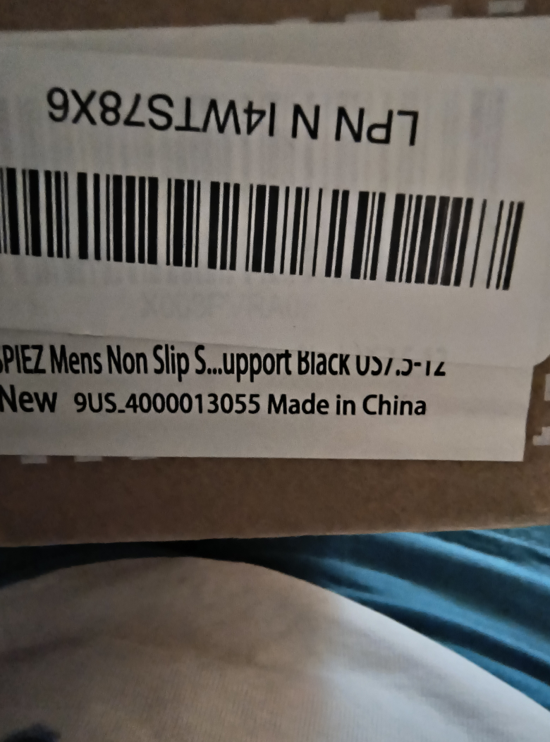 Spiez Mens Non Slip Support Black Running Shoes