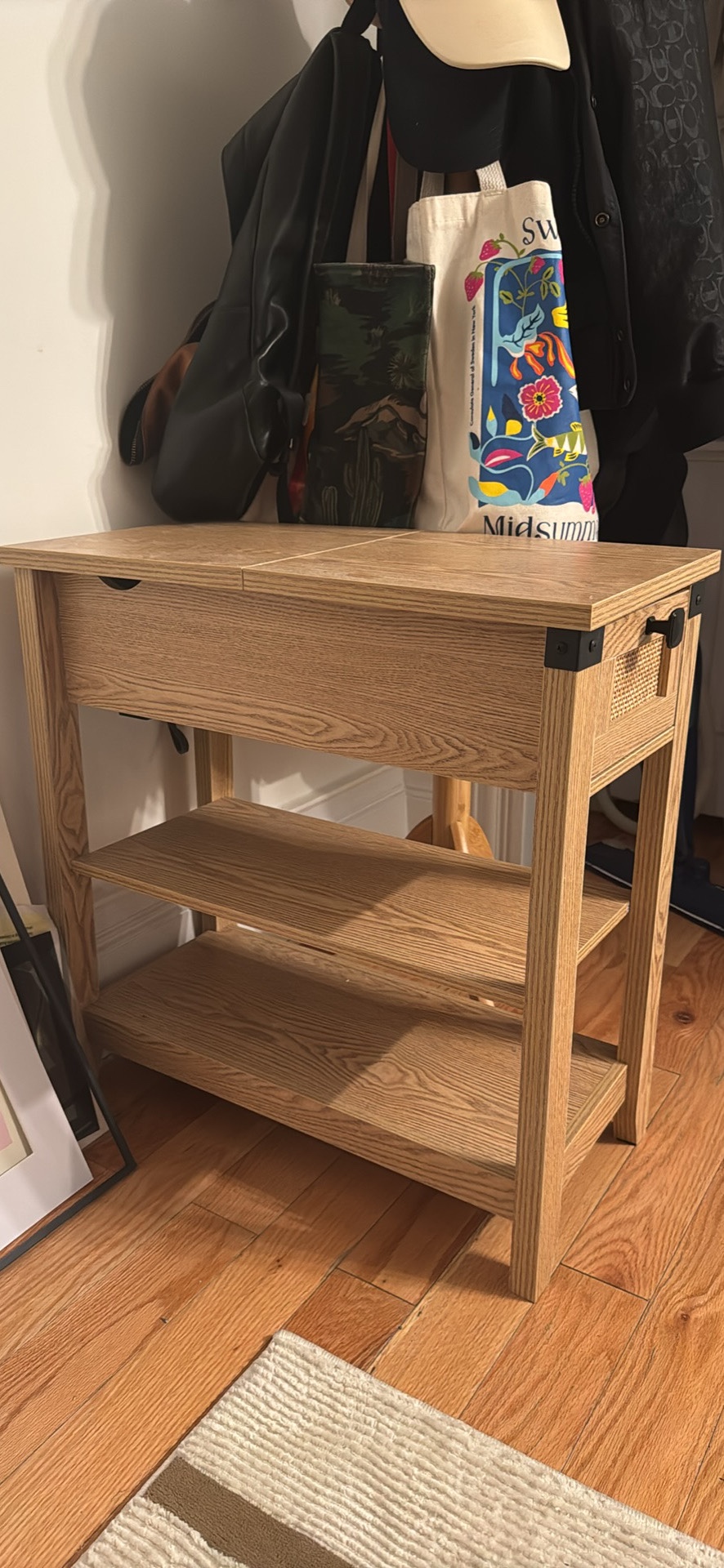 End Table with Storage - photo 2