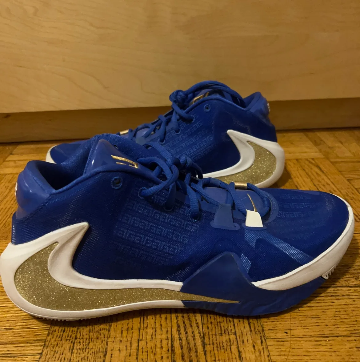 Nike Giannis Freak 1 "Blue/Gold" Basketball Shoes image indicator(7)