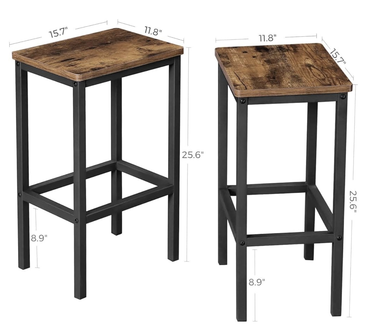 Counter Height Table and Two Stools - photo 4