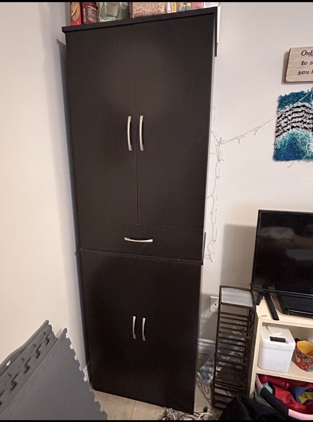 IKEA cabinet with drawer and 4 shelves