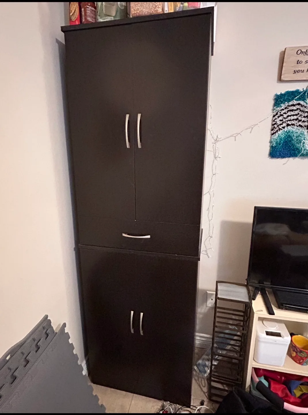 IKEA cabinet with drawer and 4 shelves thumbnail