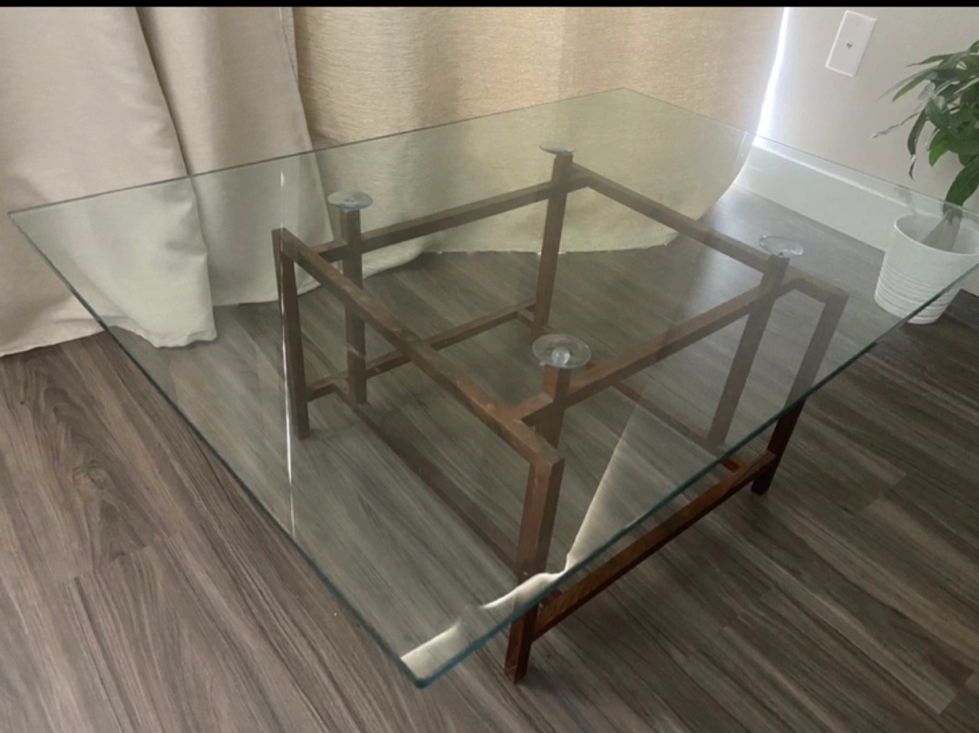 Glass Top Coffee Table