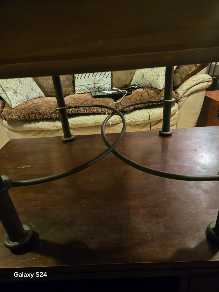 Wooden End Table with Drawer image indicator(3)