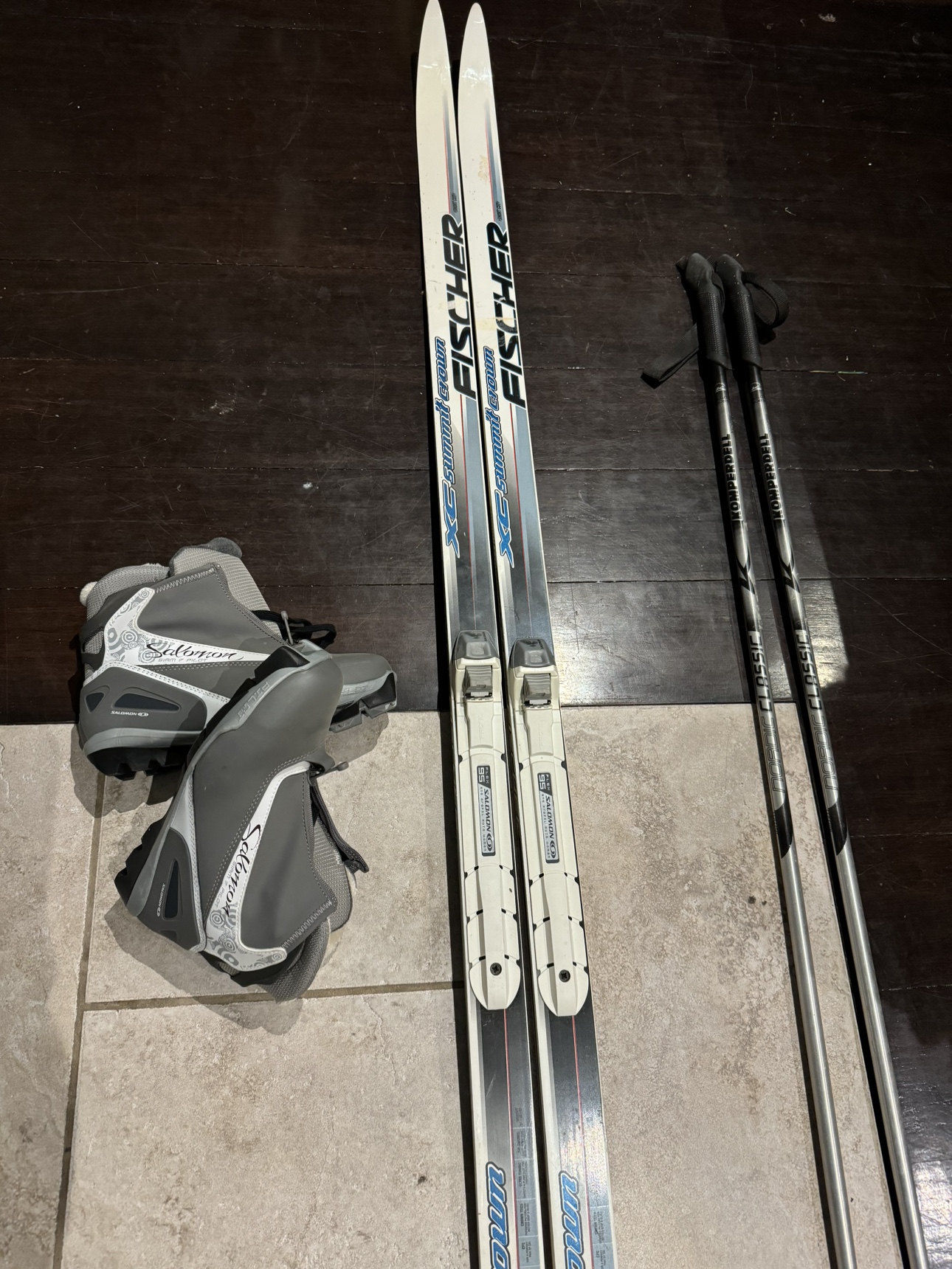 Full Cross-Country Ski Set - Fischer Skis, Salomon Boots - photo 2