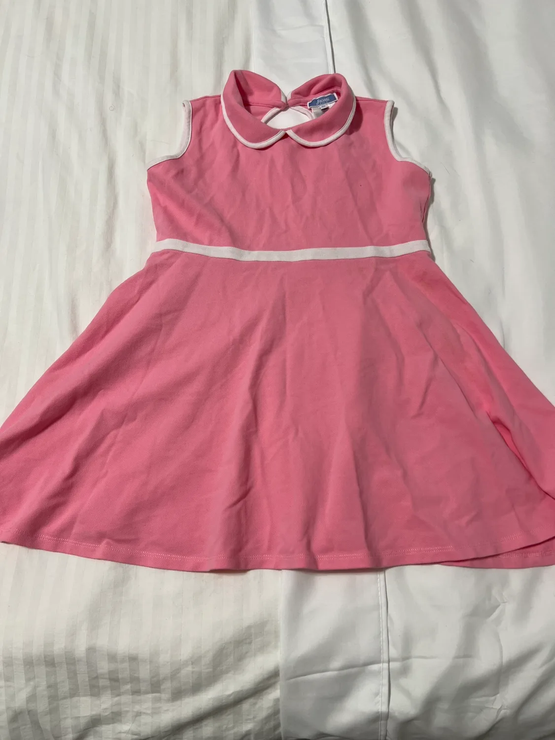 Jacadi Pink Dress Size 8A thumbnail