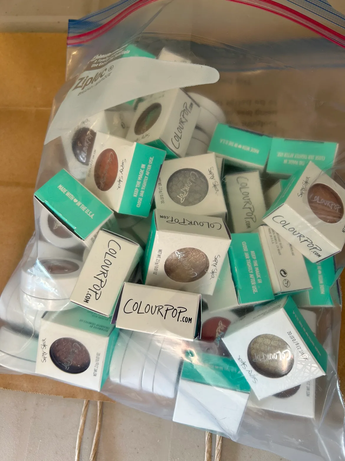Colourpop Super shock eyeshadows (+ 2 more and a palette)