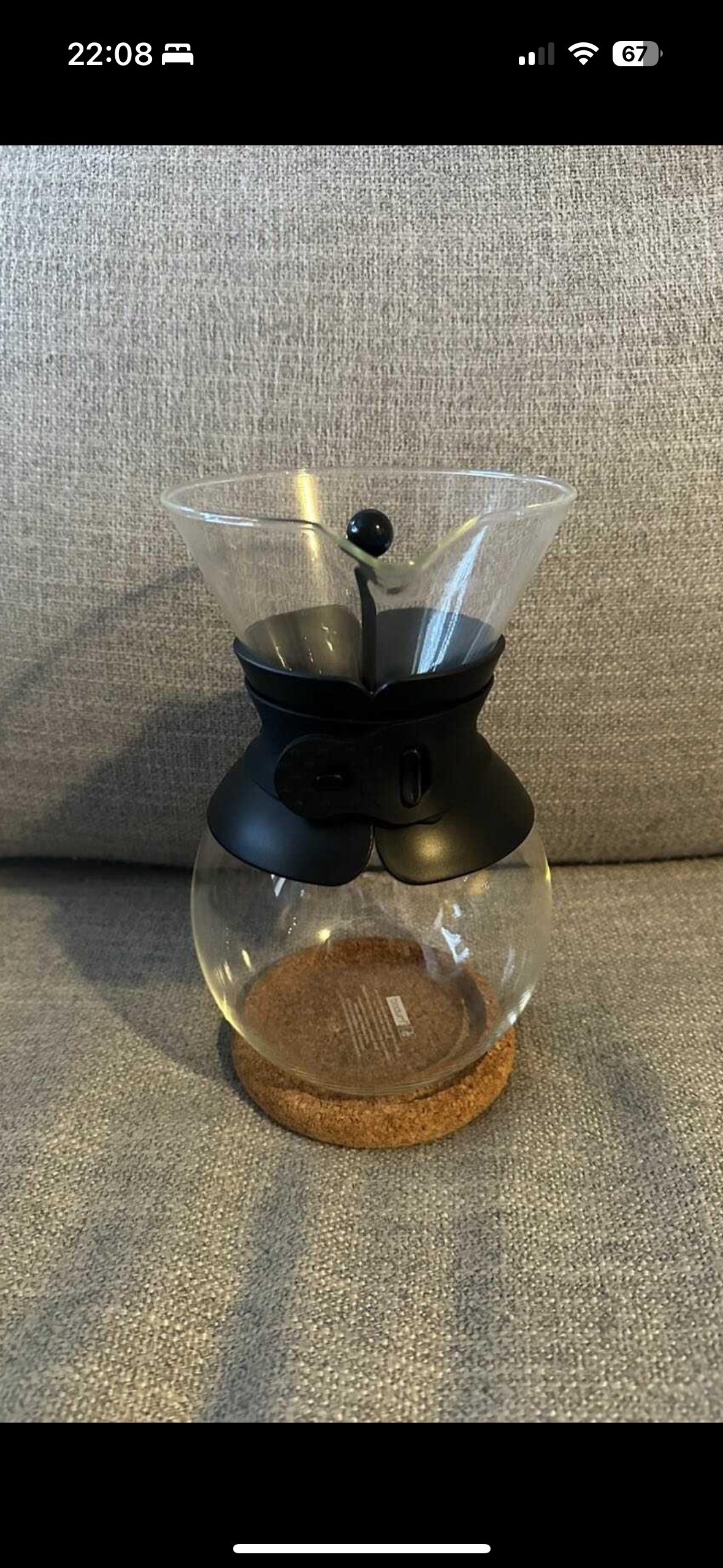 Bodum brand new pour-over coffee carafe coffee maker