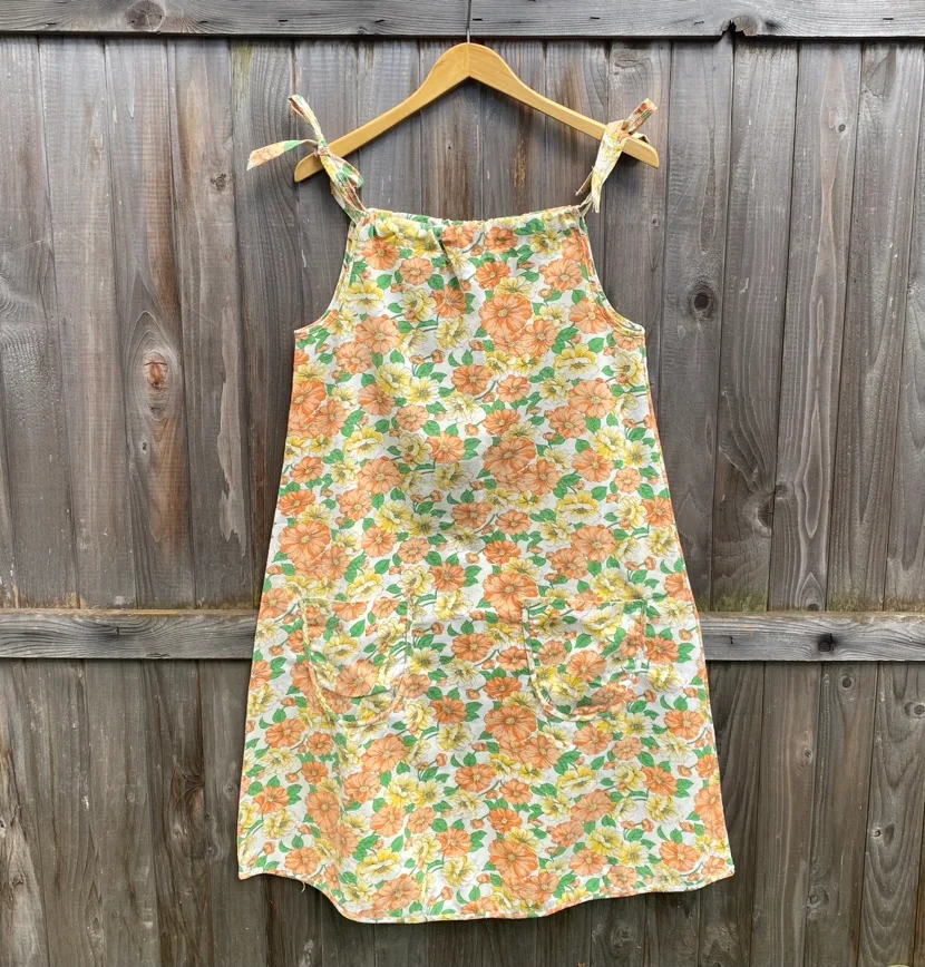 60’s floral smock dress thumbnail