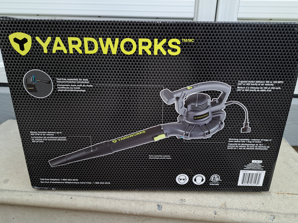 YARDWORKS Electric Leaf Blower & Vacuum - photo 2