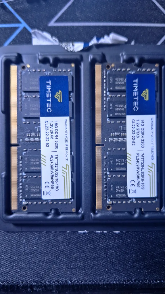 laptop ram DDR4 3200Hmz thumbnail