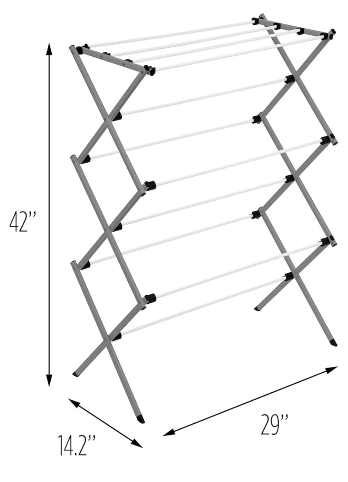 Folding Clothes Drying Rack - New In box image indicator(2)