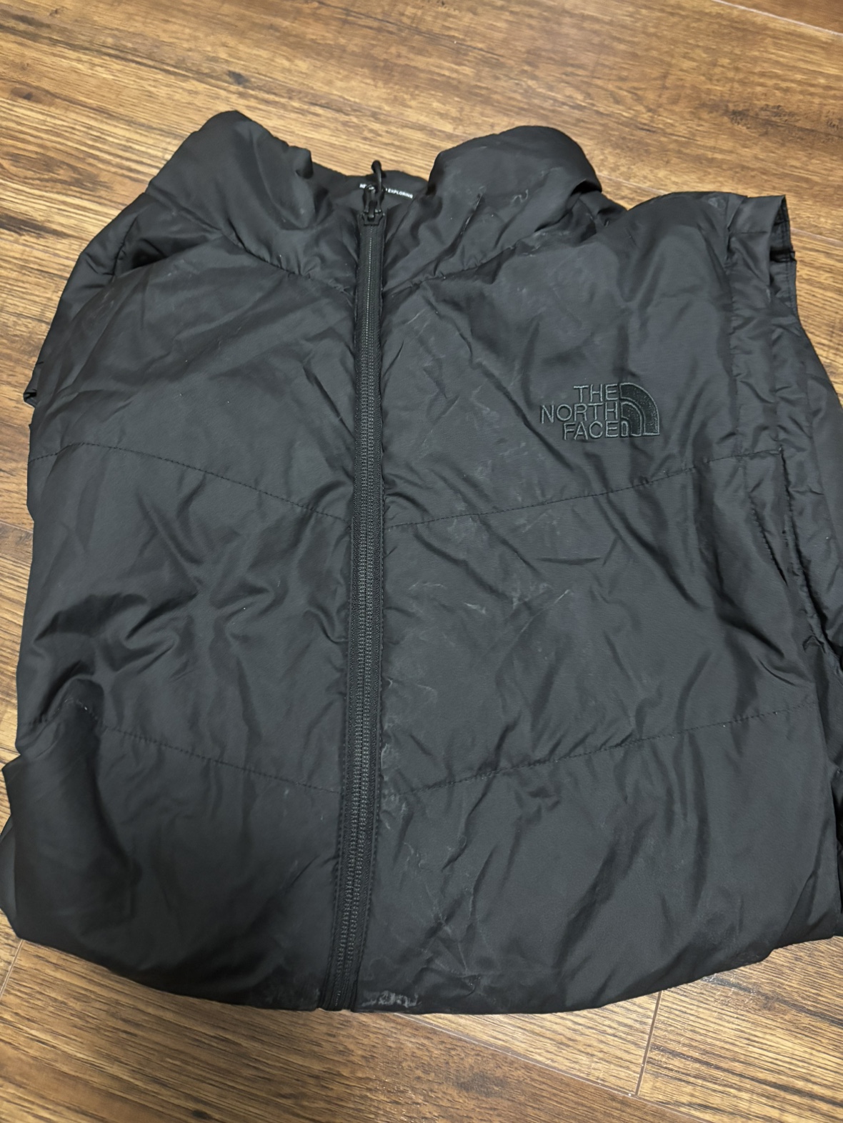 The North Face Black Puffer Vest size XXL